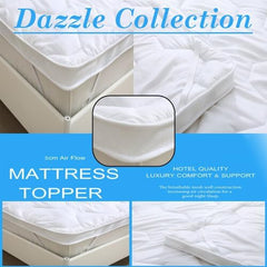 Air Flow Mattress Toppers Temperature Control Hotel Quality Super Soft 5cm Thick Microfiber Mattress